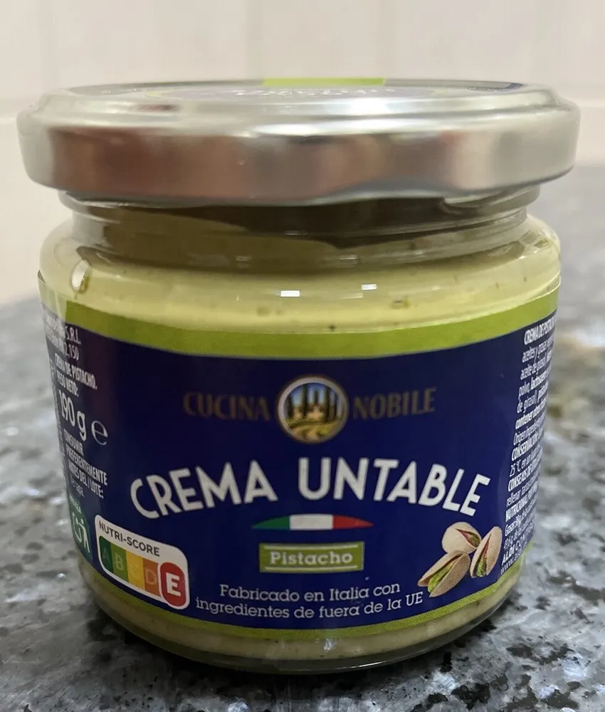 Crema Untable Pistacho