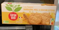 Sablés sarrasin miel saveur citron