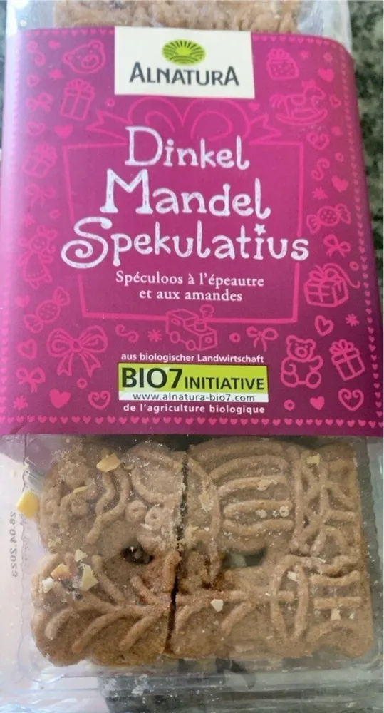 Dinkel mandel spekulatius