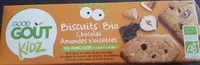 Biscuits bio chocolat amande noisettes