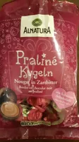 Boules en chocolat noir au praliné