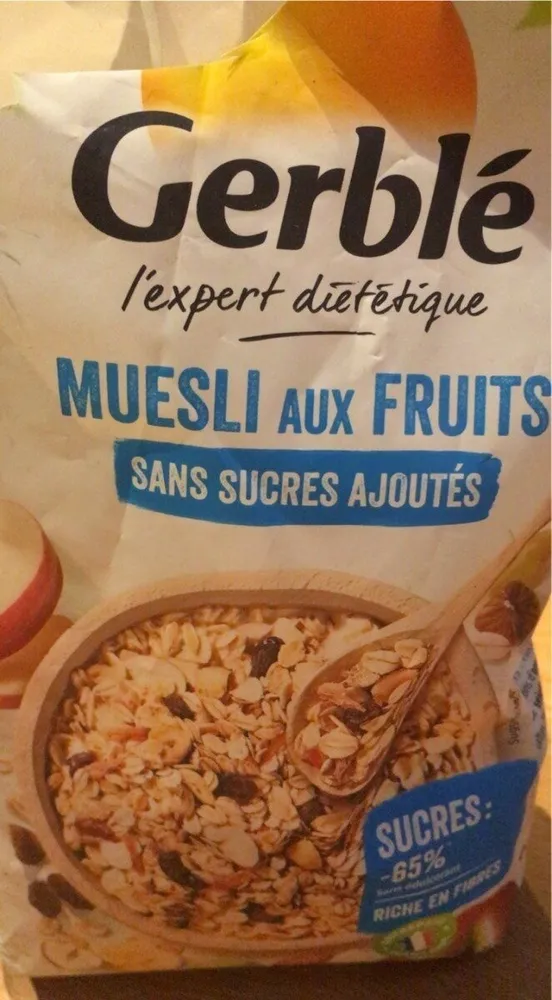Muesli aux fruits sans sucres ajoutés