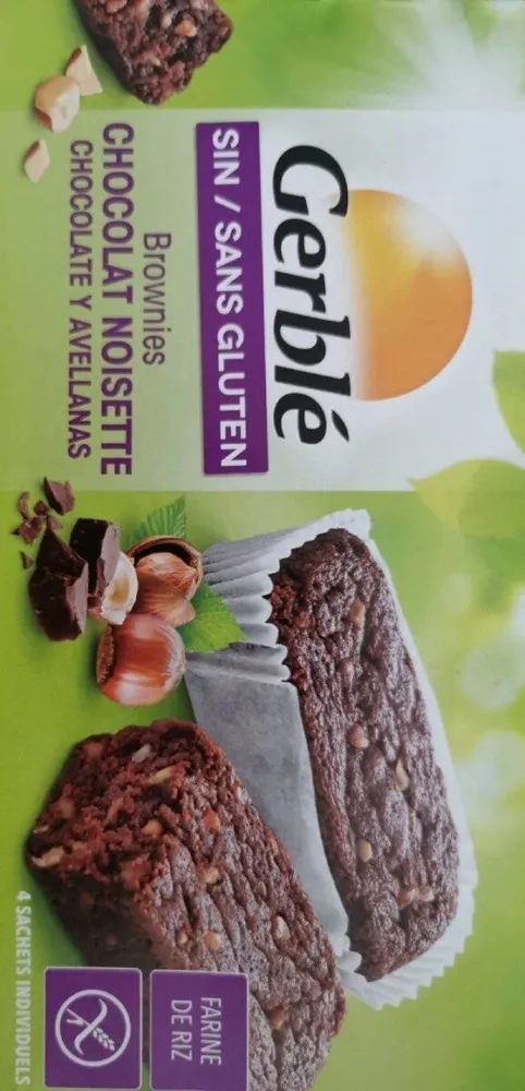 Brownies chocolat noisette