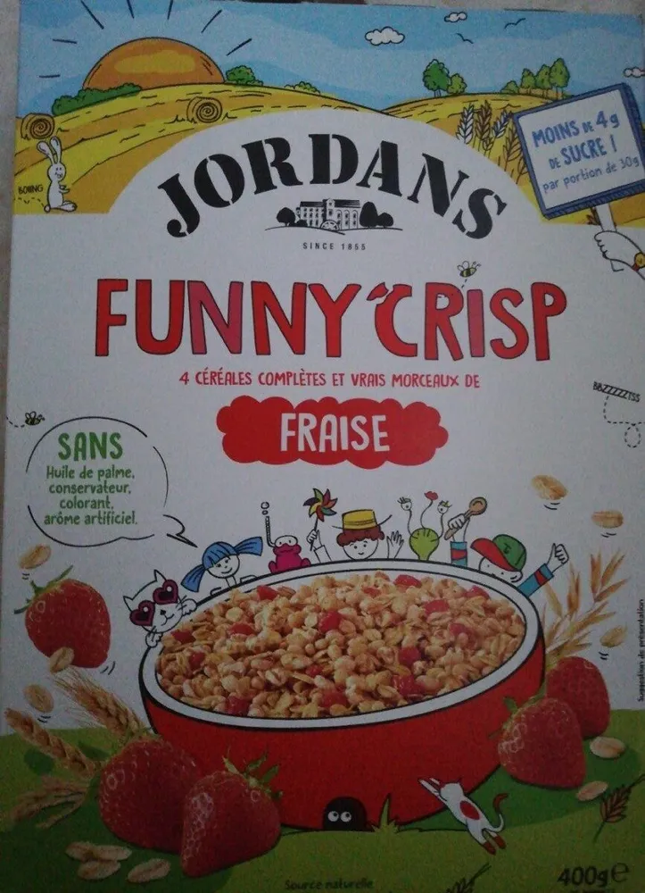 Funny crisp fraise