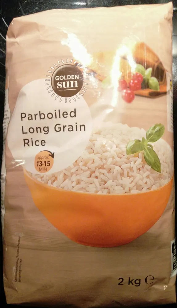 Parboiled long grain rice