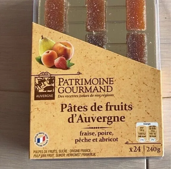 Pâtes de fruits d’Auvergne