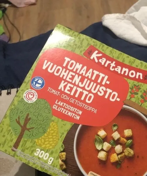 Tomaattivuohenjuustokeitto