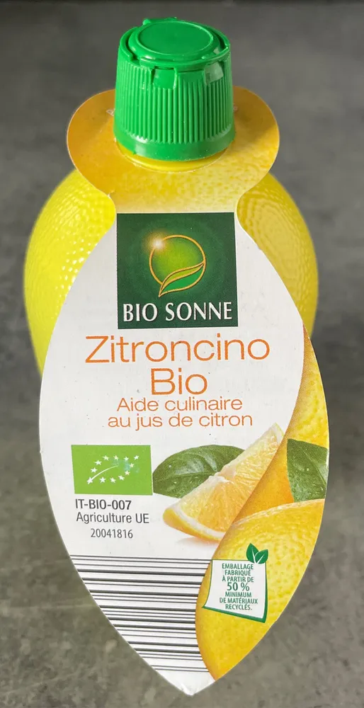 Aide culinaire au jus de citron