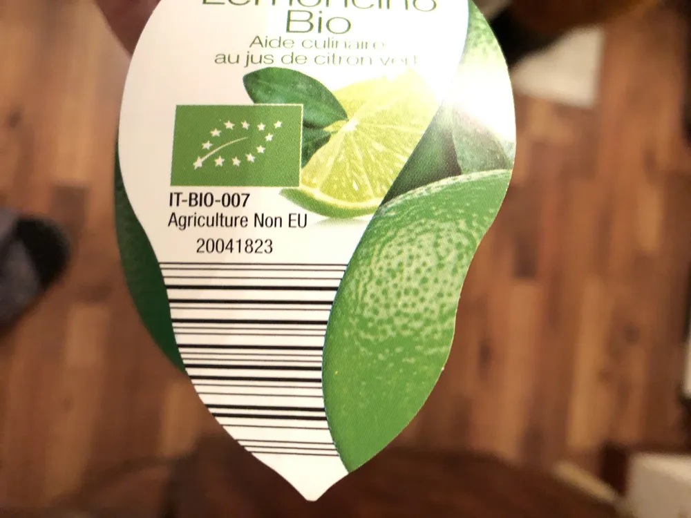 Jus de citron vert