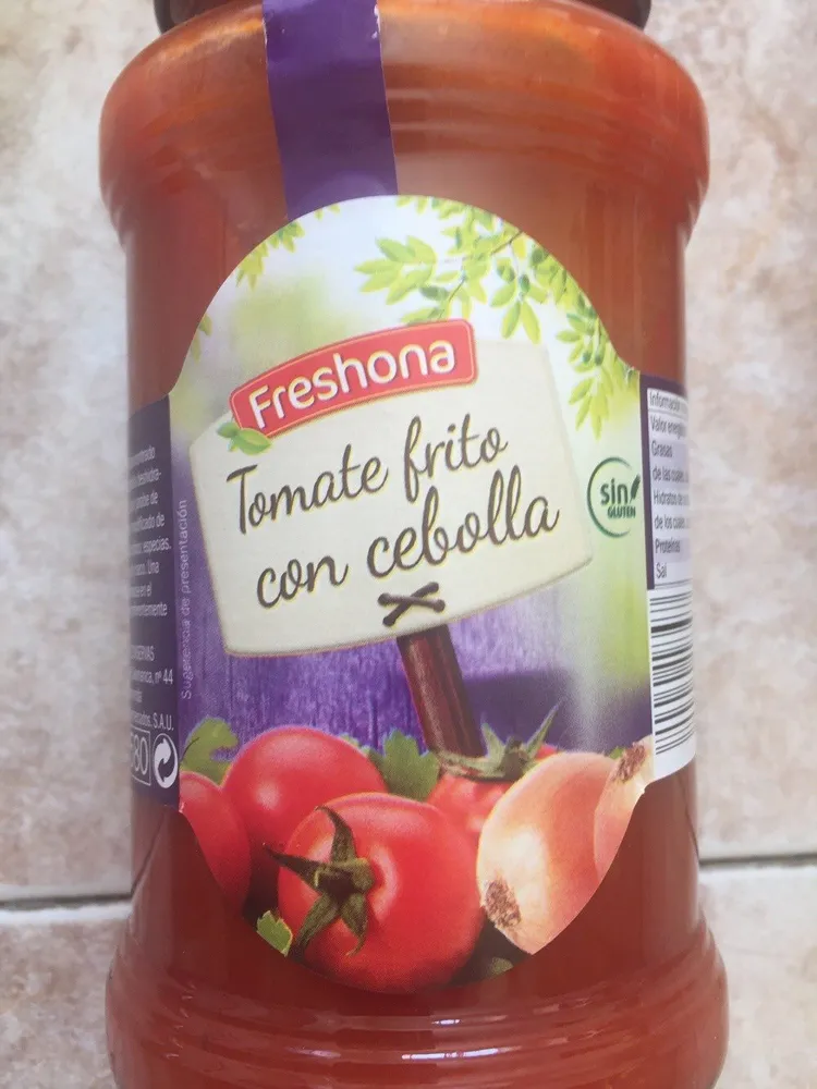 Tomate frito con cebolla