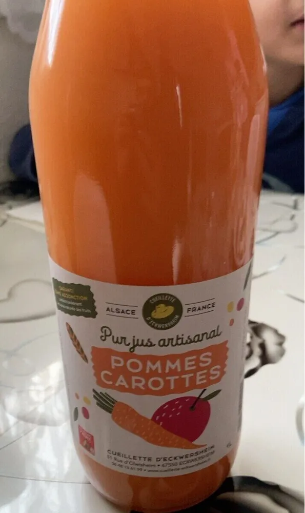 Jus de carottes et de pommes