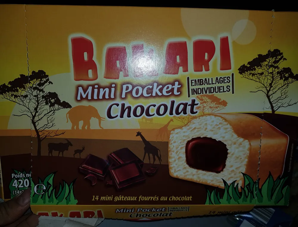 Bakari mini pocket chocolat