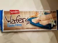 Wafer contre crema al gusto di vaniglia