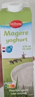 Milbona Verse Magere Yoghurt 0% Vet, Milbona Verse...