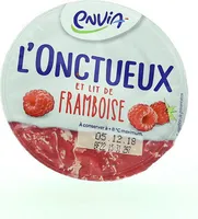 L'onctueux et lit de framboise