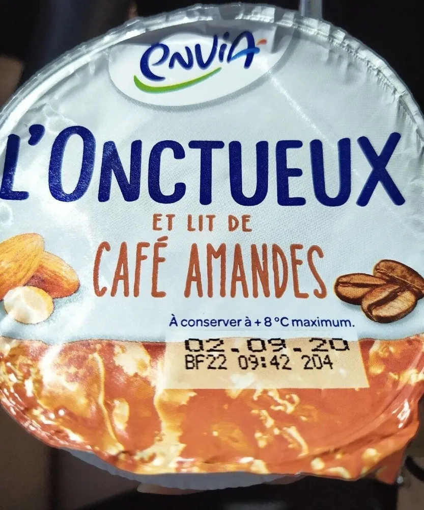 L'onctueux et lit de café amandes