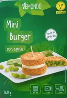 Mini burger con spinaci