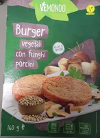Burger vegetali ai funghi
