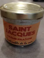 Saint Jacques a la creme fraîche