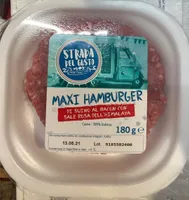 Maxi hamburger di suino