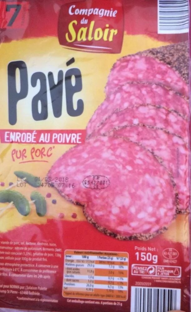 Pavé enrobé au poivre