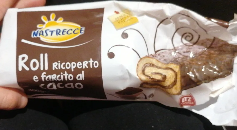 Roll ricoperto e farcito al cacao