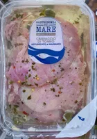 Carpaccio di tonno affumicato e marinato