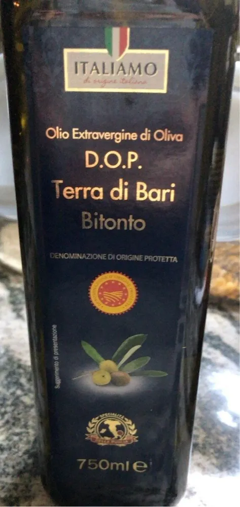 Olio di oliva D.O.P. Terra di Bari