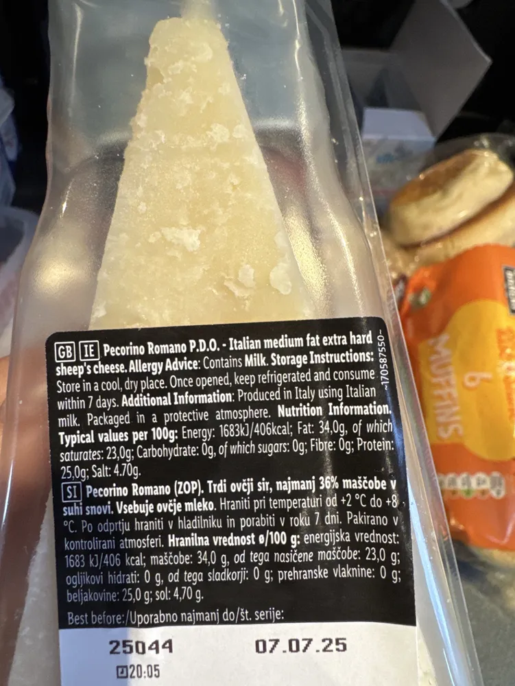 Pecorino Romano DOP