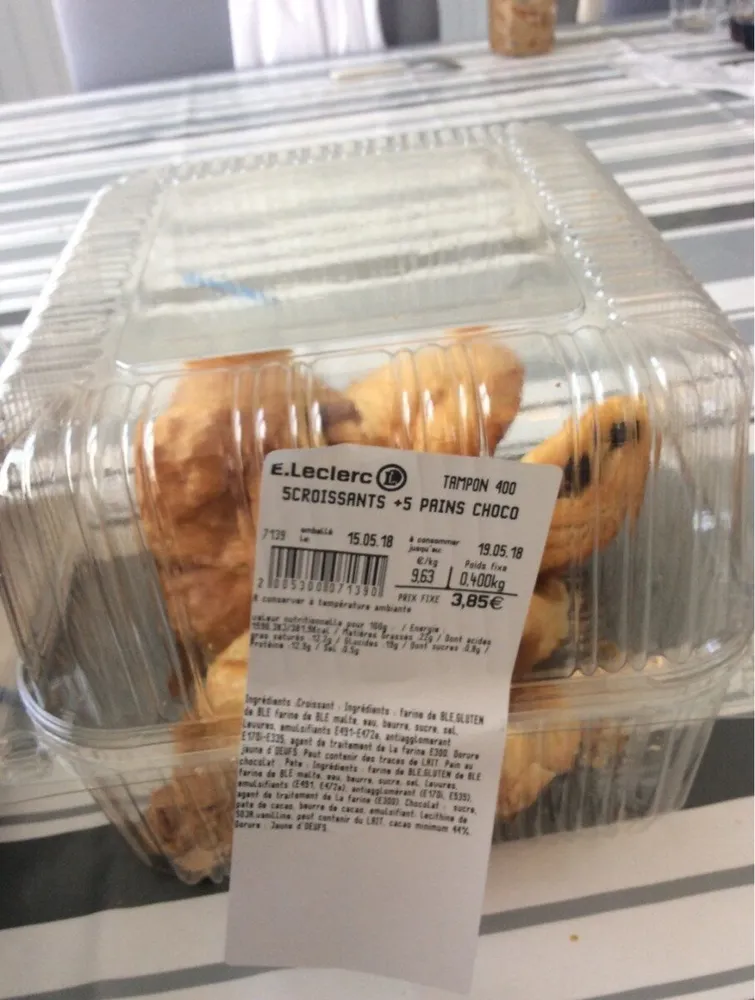 5 croissants 5 pains choc'
