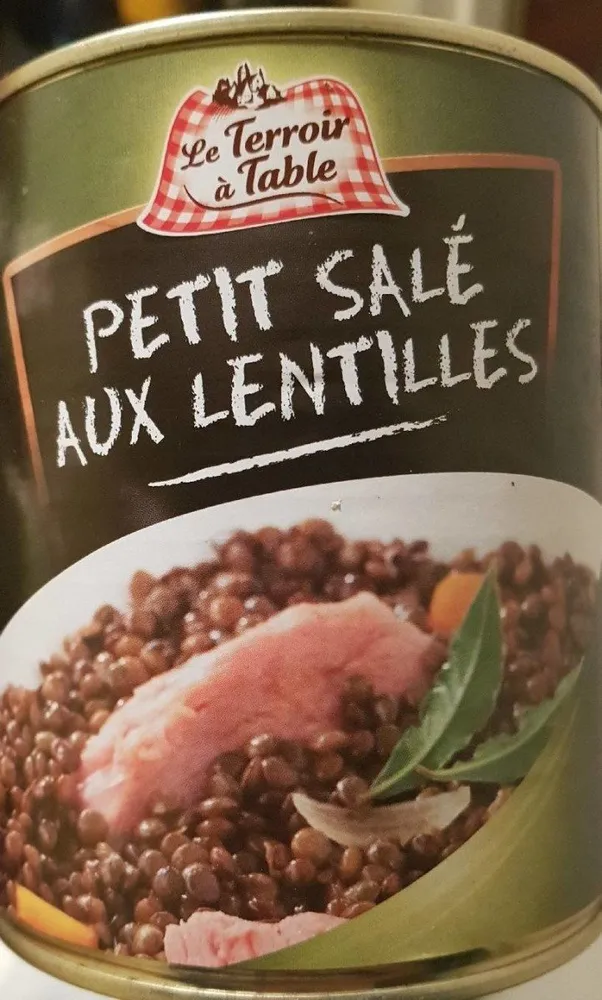 Petit salé aux lentilles