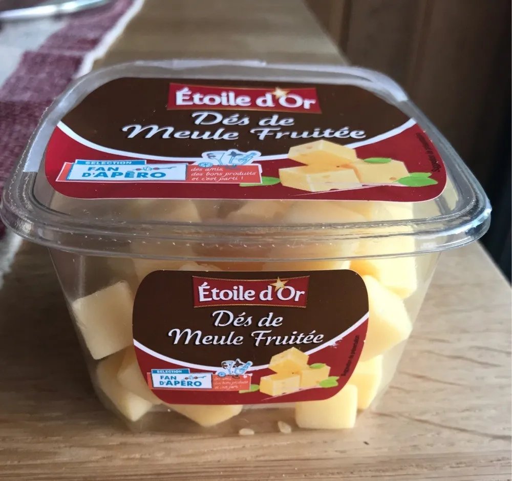 Dés de meule fruitée