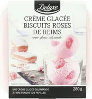 Crème glacée biscuits roses de Reims
