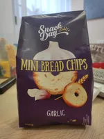 Mini Brotchips mit Knoblauch