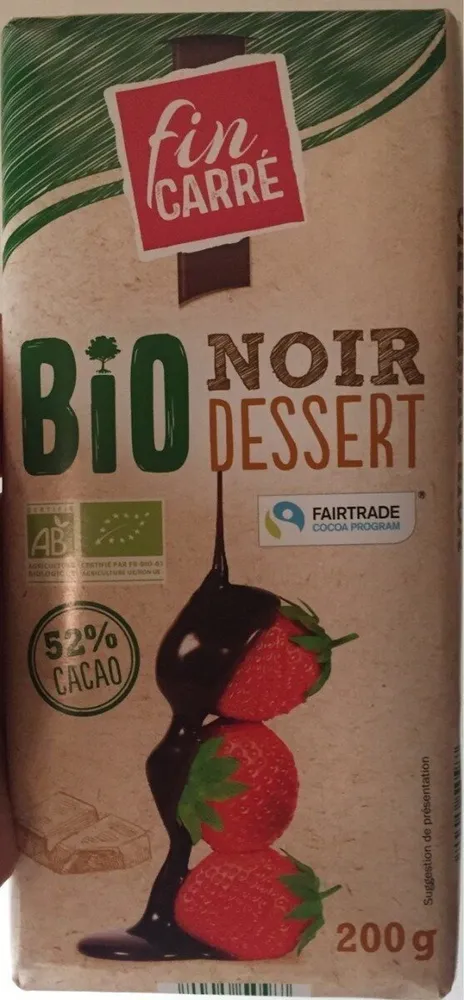 Bio noir dessert