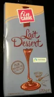 Chocolat lait dessert