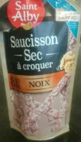 Saucisson sec à croquer aux noix