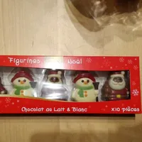 Figurines Noël chocolat décorées