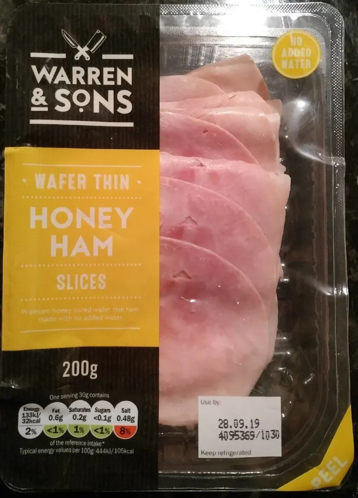 Wafer Thin Honey Ham Slices