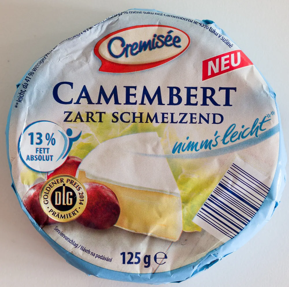 Camembert zart schmelzend