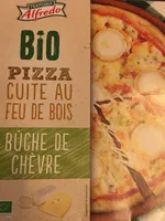 Pizza bûche de chèvre cuite au feu de bois
