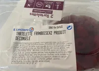 Tartelette framboise