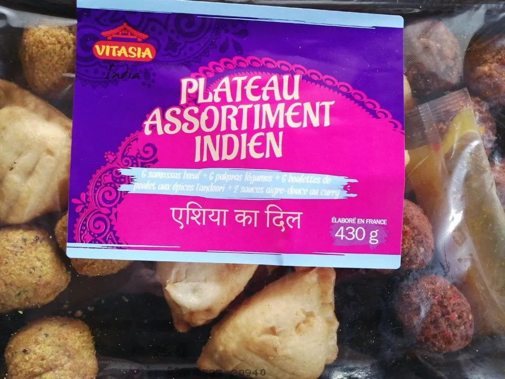 Plateau assortiment indien