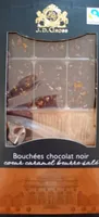 Bouchées chocolat noir cœur caramel beurre salé