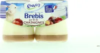 Yaourts brebis lit de châtaignes