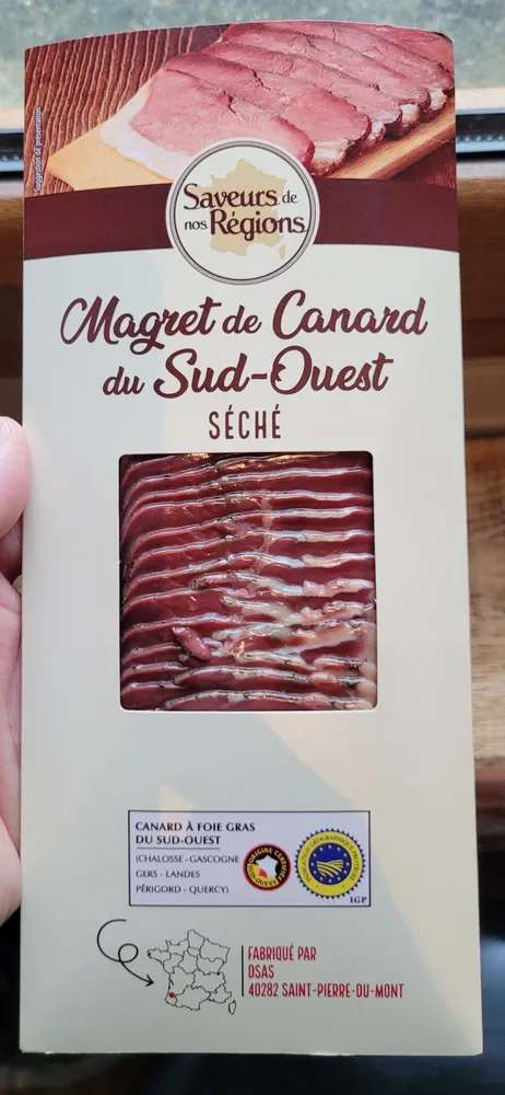 Magret de canard du sud-ouest séché