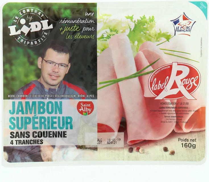 Jambon supérieur