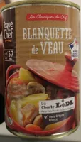 Blanquette de veau aux champignons & son riz