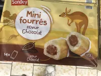 Mini fourrés cœur chocolat