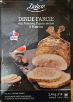 Dinde farcie aux Pommes, Figues sèches et Marrons